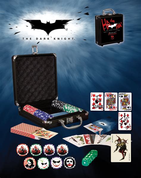 dark knight joker poker set